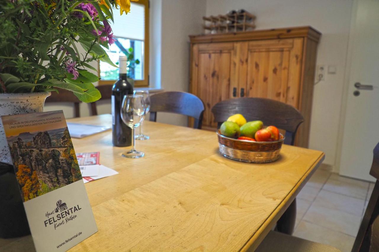 Apartament Haus Felsental Rathen Zewnętrze zdjęcie